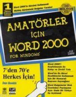 AMATÖRLER İÇİN WORD 2000
