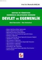 Batı'da ve Türkiye'de Egemenlik Anlayışının Değişimi Devlet ve Egemenlik