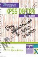 KPSS Defteri Eğitim Bilimleri Ölçme Değerlendirmecinin Ders Notları Tüyoları