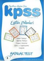 KPSS Eğitim Bilimleri Yaprak Test 2010