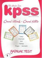 KPSS Genel Yetenek-Genel Kültür