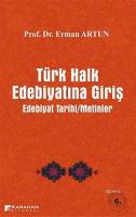 Türk Halk Edebiyatına Giriş
