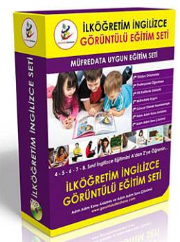 İlköğretim İngilizce Görüntülü DVD Seti (27 DVD)