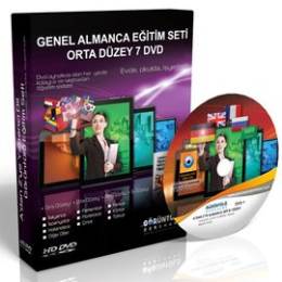 Genel Almanca Görüntülü Eğitim Seti Orta Düzey (B1 + B2) 7 DVD