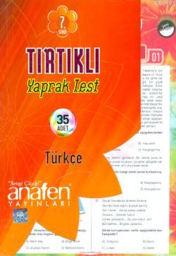 7.Sınıf Türkçe Tırtıklı Yaprak Test Komisyon