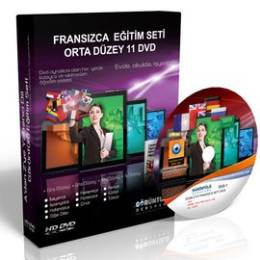Fransızca Eğitim Seti Orta Düzey Türkçe Anlatım 11 DVD