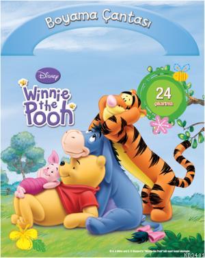 Winnie The Pooh - Çıkartmalı Boyama Çantası Disney
