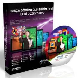 Rusça Eğitim Seti İleri Düzey Türkçe Anlatım 5 DVD