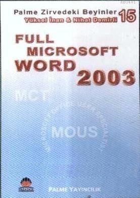 Full Microsoft Word 2003 Yüksel İnan