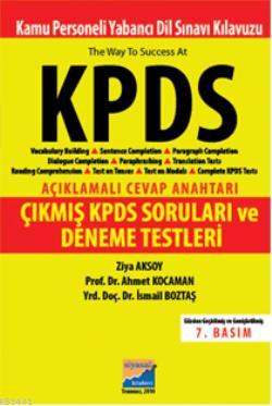 KPDS Açıklamalı Cevap Anahtarı Ahmet Kocaman