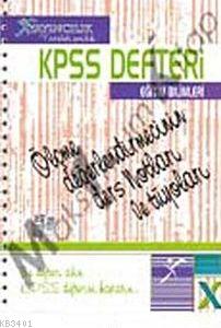 KPSS Defteri Eğitim Bilimleri Ölçme Değerlendirmecinin Ders Notları Tü