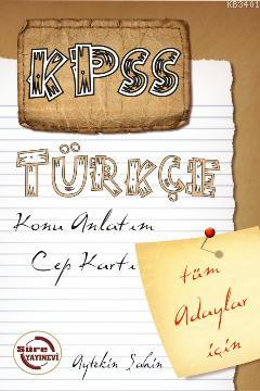 KPSS Türkçe Konu Anlatım Kartı Aytekin Şahin