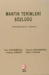 Mantık Terimleri Sözlüğü Teo Grünberg