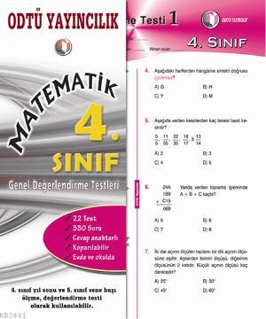 Matematik 4. Sınıf Genel Değerlendirme Testleri Mehmet Çağlar