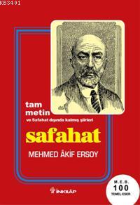 Safahat (tam Metin) Mehmed Âkif Ersoy