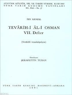 Tevarihi Ali Osman 7. Defter İbn Kemal