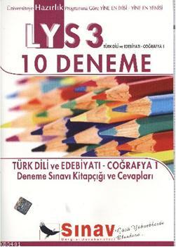 LYS 3 Türk Dili ve Edebiyatı-Coğrafya 1 (10 Deneme) Komisyon