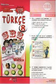 SBS 8 Türkçe Yaprak Testler Komisyon
