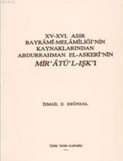 XV- XVI. Asır Bayrami- Melamiliği'nin Kaynaklarından Abdurrahman El- A