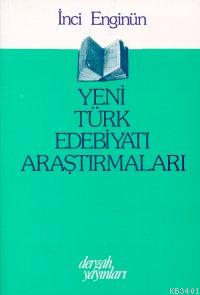 Yeni Türk Edebiyatı Araştırmaları İnci Enginün