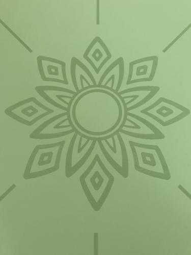 Sun Series Kaydırmaz Yüzeyli 5mm Yoga Matı - Soft Yeşil