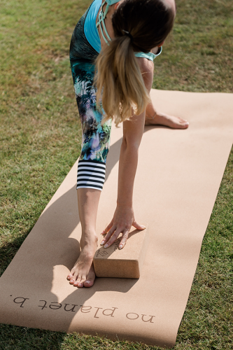 Mantar Yüzeyli Doğal Kauçuk Yoga Matı-No Planet
