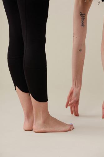 Yoga Pilates Taytı Organik Pamuk Grace Legging Siyah