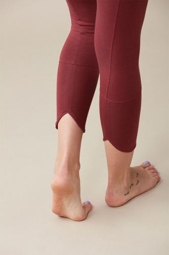 Yoga Pilates Taytı  Organik Pamuk Grace Legging Kırmızı