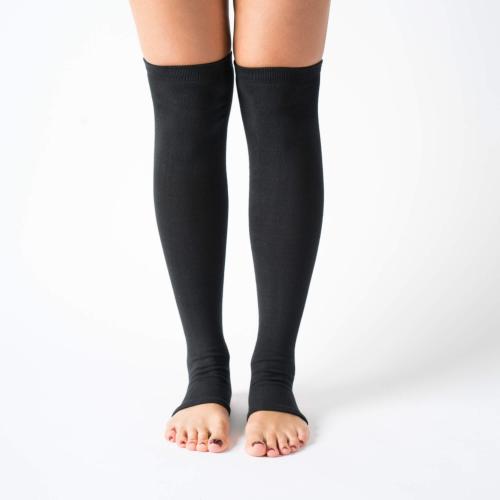 Yoga / Pilates Çorabı - Yüksek Kesim Siyah
