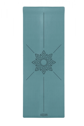 Sun Series Kaydırmaz 5mm Yoga Matı - Hardal Yeşil