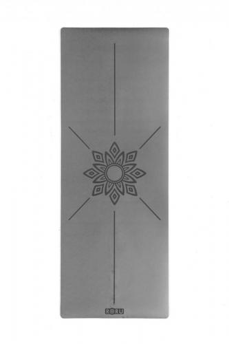 Sun Series Kaydırmaz 5mm Yoga Matı- Gümüş Gri