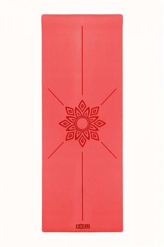 Sun Series 2.5 mm Kaydırmaz Yoga Matı - Kırmızı