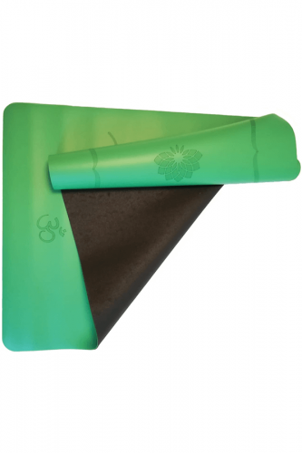 Rubber Yoga Mat Laser Line 5mm Yeşil